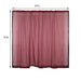 2 pcs 9 feet Sheer Organza Backdrops Curtains Drapes Panels - Burgundy CUR_PANORGZ04_52108_BURG