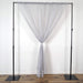 2 pcs 9 feet Sheer Organza Backdrops Curtains Drapes Panels