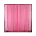 2 pcs 9 feet Sheer Organza Backdrops Curtains Drapes Panels CUR_PANORGZ04_52108_FUSH