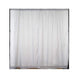 2 pcs 9 feet Sheer Organza Backdrops Curtains Drapes Panels CUR_PANORGZ04_52108_SILV