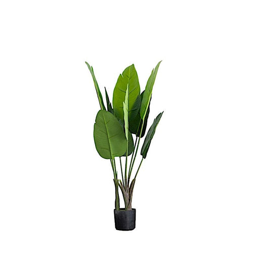 2 pcs Bird of Paradise Potted Artificial Plants - Green ARTI_POT_TROP001_S_GRN