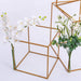 2 pcs Geometric Cube Metal Stands Wedding Flower Vase Holders