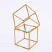2 pcs Geometric Cube Metal Stands Wedding Flower Vase Holders