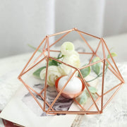 2 pcs Geometric Metal Hexagon Flower Vases Tealight Candle Holders