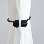 2 pcs Magnetic Curtain Tie Backs Metal Drapery Holdbacks