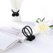 2 pcs Magnetic Curtain Tie Backs Metal Drapery Holdbacks