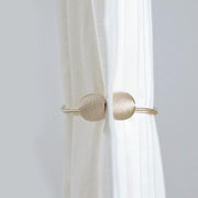 2 pcs Magnetic Curtain Tie Backs Metal Drapery Holdbacks