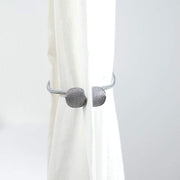 2 pcs Magnetic Curtain Tie Backs Metal Drapery Holdbacks