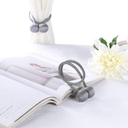 2 pcs Magnetic Curtain Tie Backs Metal Drapery Holdbacks