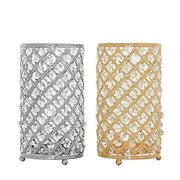2 pcs Metallic Candle Holders Wedding Centerpieces