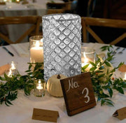 2 pcs Metallic Candle Holders Wedding Centerpieces