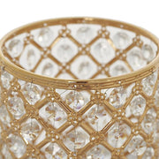 2 pcs Metallic Candle Holders Wedding Centerpieces