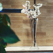 2 pcs Reversible Trumpet Glass Vases