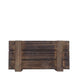 2 pcs Wood Rectangular Boxes Planter Holders Centerpieces Dark Brown