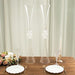 2 Plastic Reversible Trumpet Flower Vases Centerpieces with Crystals