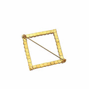 2" Rhinestone Diamond Metal Buckle Chair Decorations - Gold SASH_PIN_002_GOLD