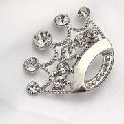 2" Rhinestone Metal Crown Buckle Chair Decorations