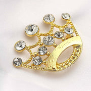 2" Rhinestone Metal Crown Buckle Chair Decorations