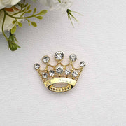 2" Rhinestone Metal Crown Buckle Chair Decorations