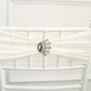 2" Rhinestone Metal Crown Buckle Chair Decorations