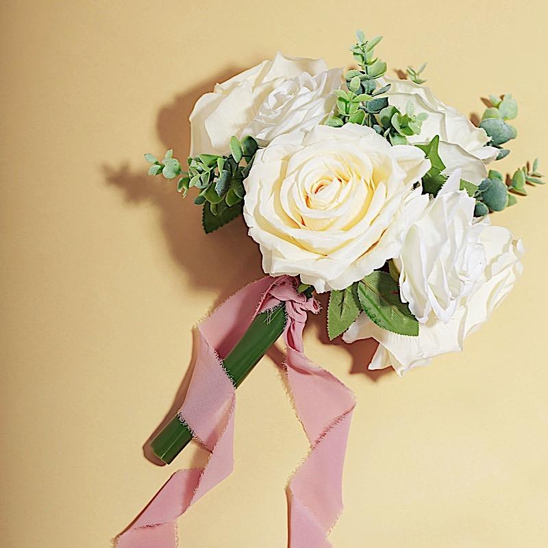 2 Rolls 1.5" x 6 yards Chiffon Ribbons with Frayed Edges