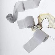 2 Rolls 1.5" x 6 yards Chiffon Ribbons with Frayed Edges