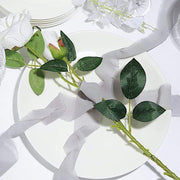 2 Rolls 1.5" x 6 yards Chiffon Ribbons with Frayed Edges