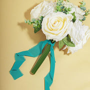 2 Rolls 1.5" x 6 yards Chiffon Ribbons with Frayed Edges