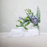 2 Rolls 1.5" x 6 yards Chiffon Ribbons with Frayed Edges