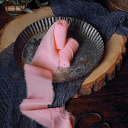 2 Rolls 1.5" x 6 yards Chiffon Ribbons with Frayed Edges