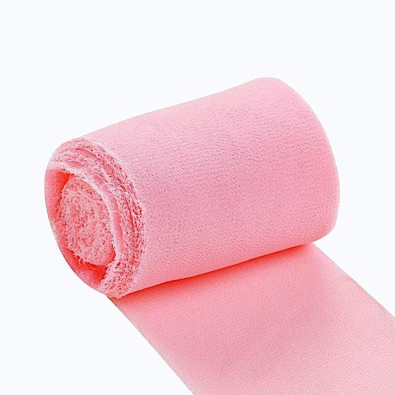 2 Rolls 1.5" x 6 yards Chiffon Ribbons with Frayed Edges