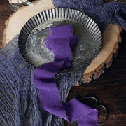 2 Rolls 1.5" x 6 yards Chiffon Ribbons with Frayed Edges