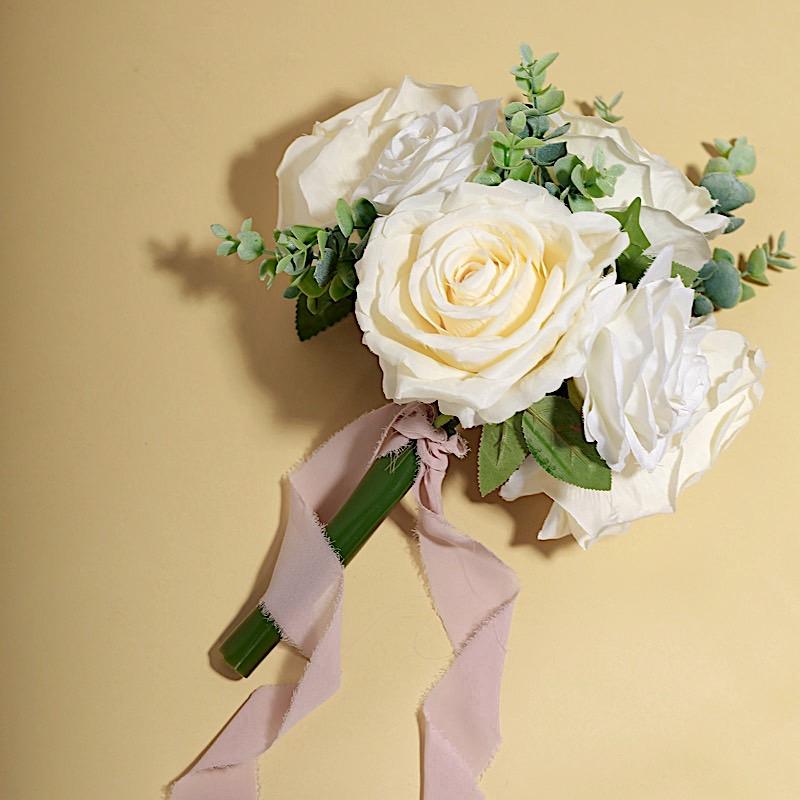 2 Rolls 1.5" x 6 yards Chiffon Ribbons with Frayed Edges