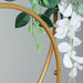 2 Round Metal Floral Hoops Standing Wreath Rings Set - Gold WOD_HOPMET3_1624_GOLD