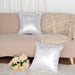 2 Sequin 18" x 18" Throw Pillow Covers Decorative Square Cushion Cases