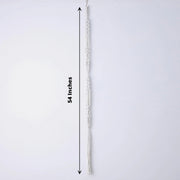 2 Tier Cotton Rope Macrame Indoor Pot Holder Planter Hanger - Ivory PLNT_HANG_COT_002_WHT