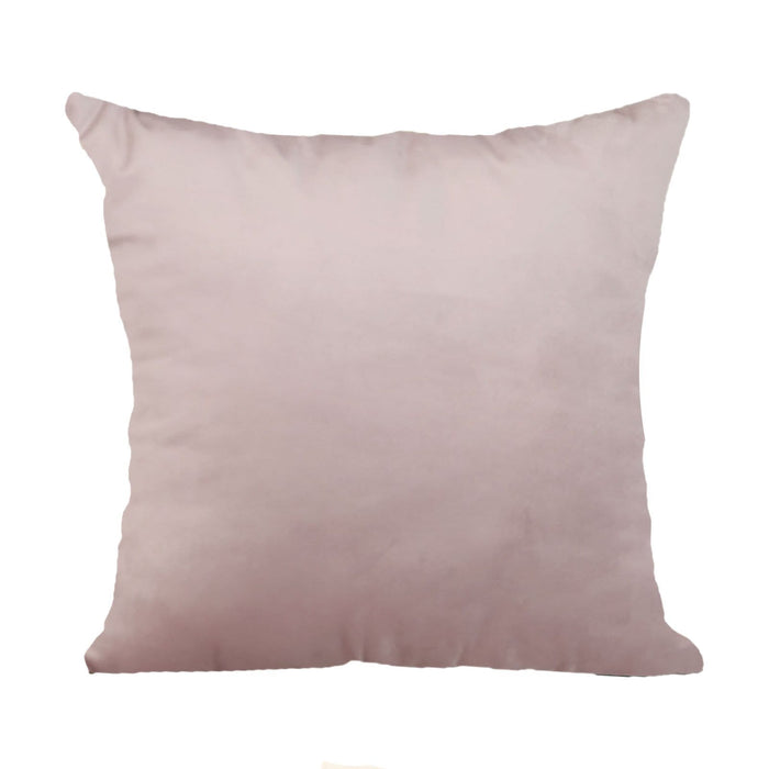 2 Velvet 18" x 18" Throw Pillow Covers Decorative Square Cushion Cases FURN_PLW_VEL01_18_MAUV