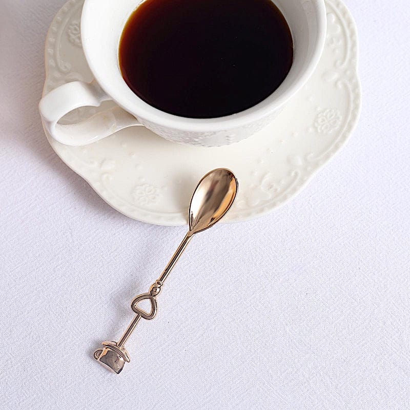 2 Wedding Metal Couple Coffee Spoon in Gift Favor Boxes
