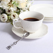 2 Wedding Metal Couple Coffee Spoon in Gift Favor Boxes