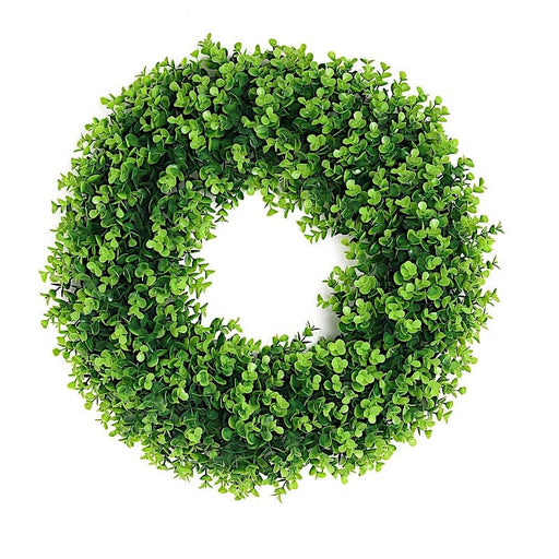 2 Wreaths 21" Artificial Leaves Candle Rings