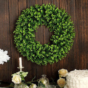 2 Wreaths 21" Artificial Leaves Candle Rings