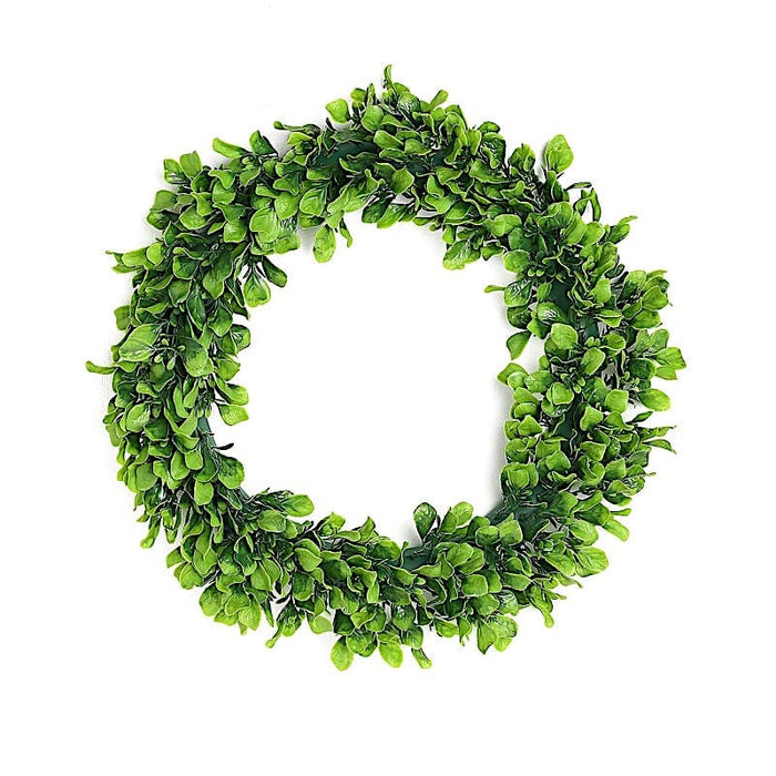 2 Wreaths 21" Artificial Leaves Candle Rings ARTI_RING_GRN_L_03