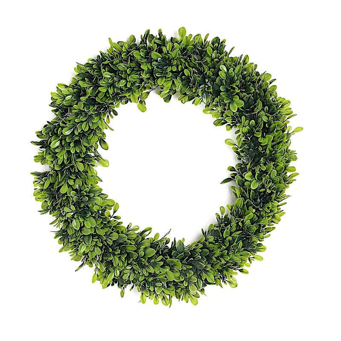 2 Wreaths 21" Artificial Leaves Candle Rings ARTI_RING_GRN_L_04