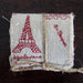 2" x 38.4 yards Rustic Cotton Ribbon with Paris Print RIB_JUTE_003