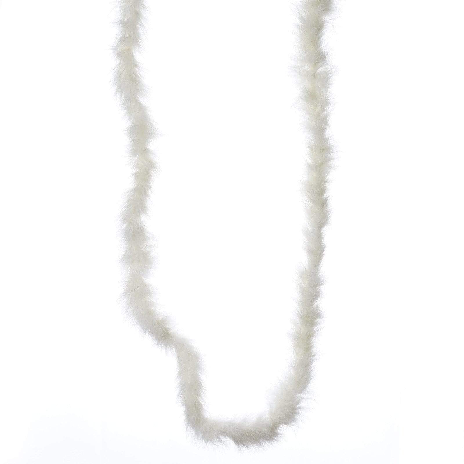 2 yards Ostrich Feather Boa - Ivory