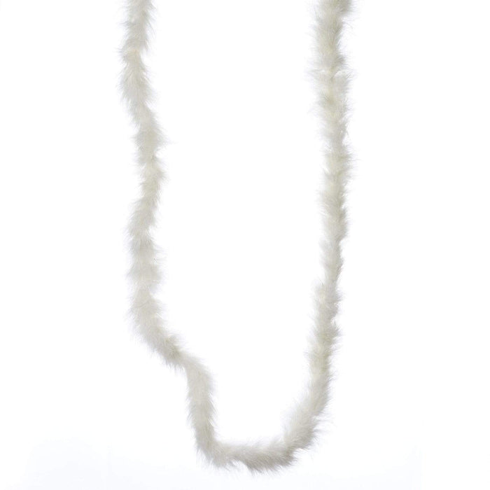 2 yards Ostrich Feather Boa - Ivory