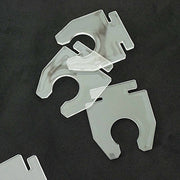 20 Acrylic 3" Glass Holder Hooks for Champagne Stand - Clear DISP_STND_ACRY01_HOLD