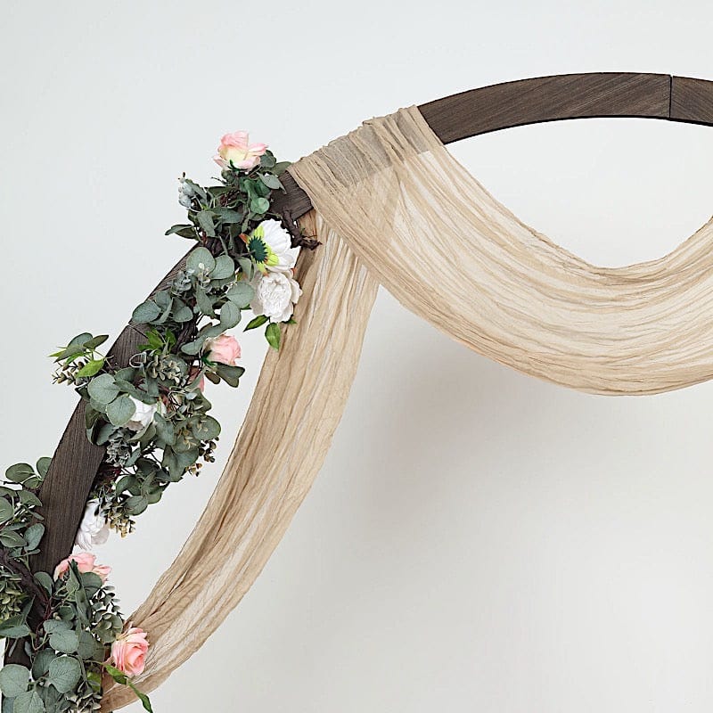 20 ft Cheesecloth Cotton Fabric Wedding Arch Drape Backdrop Curtain Panel