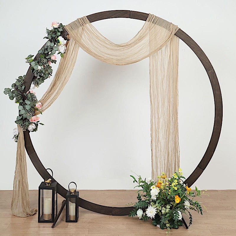 20 ft Cheesecloth Cotton Fabric Wedding Arch Drape Backdrop Curtain Panel