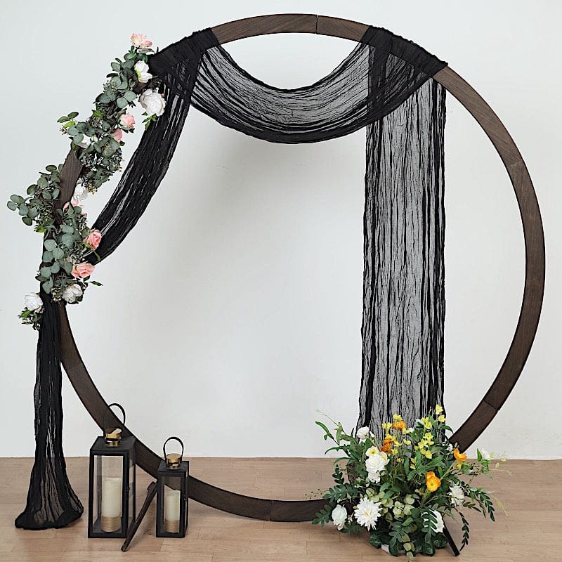 20 ft Cheesecloth Cotton Fabric Wedding Arch Drape Backdrop Curtain Panel
